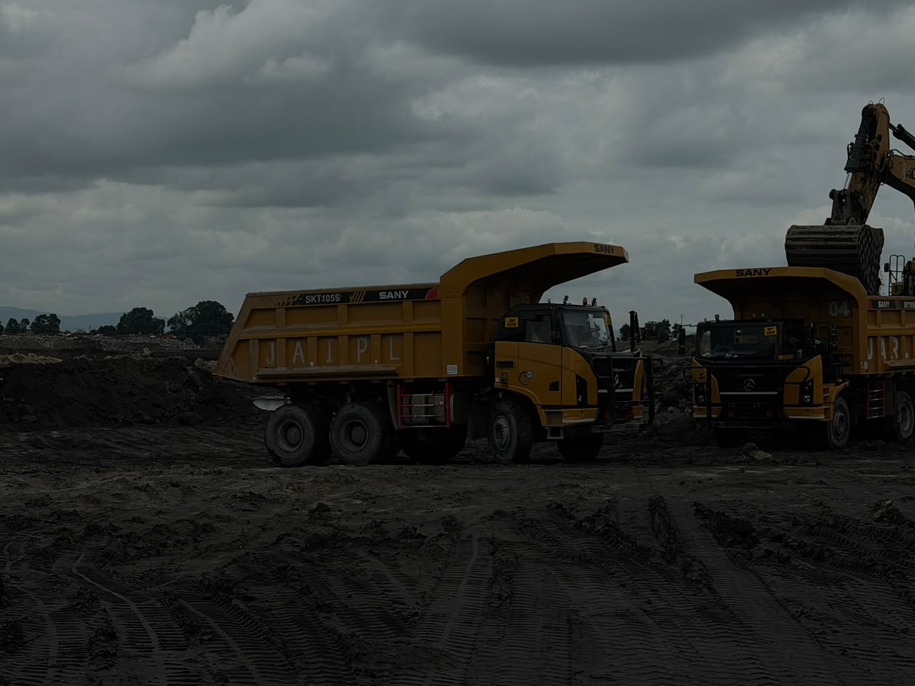 Coal supply convoy on approach